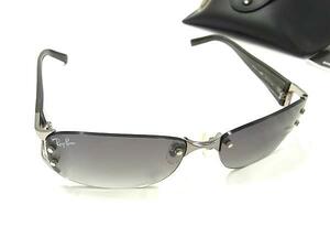 1円 ■美品■ Ray-Ban レイバン RB3397 004/8G 59□16 130 サングラス メガネ 眼鏡 メンズ レディース シルバー系 FF3706