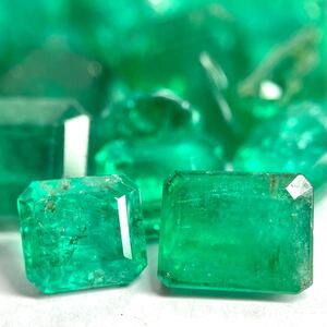 1円〜!!≪天然エメラルドおまとめ20.5ct≫j 約4.1g ルース 裸石 宝石 ジュエリー jewelry emerald ベリル w3の23