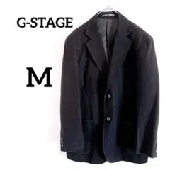 【40】G-STAGE テーラードジャケット M 黒　フォーマル　スーツ