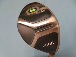 【中古】PRGR（プロギア）2018 Q（キュー）ユーティリティ　Q28（28°）【HEAVY/ヘビー】純正カーボン ＜ヘッドカバーなし＞