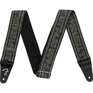 Fender George Harrison All Things Must Pass Logo Strap, Green ジョージ・ハリスン ギターストラップ〈フェンダー〉