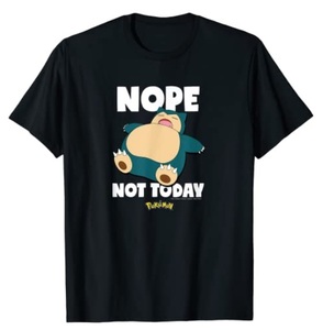 ポケモン カビゴン ★ 黒A Ｔシャツ M 