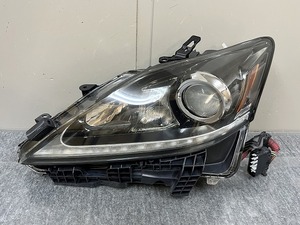 レクサスIS250/350 GSE20/GSE21/GSE25 後期 HID/キセノン AFS無 純正 左ヘッドライト/左ヘッドランプ KOITO 53-64 ▼29957/I3/あ