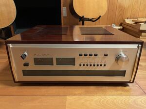 Accuphase / アキュフェーズ SYNTHESIZER FM TUNER model T-104 シンセサイザーFMチューナー 取扱説明書 専用電源ケーブル 程度極上品