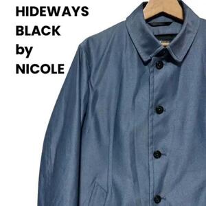 HIDEWAYS BLACK by NICOLE ステンカラーコート