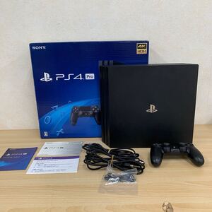 中古品 SONY PlayStation 4 Pro 1TB CUH-7200BB01 ジェット・ブラック 初期化済み 箱有り PS4本体