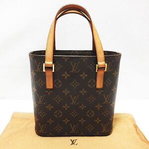 良品 LOUIS VUITTON ルイヴィトン LV ビトン モノグラム ヴァヴァンPM M51172 ハンド トート バッグ SR0082 袋付 ブラウン 鞄 レディース