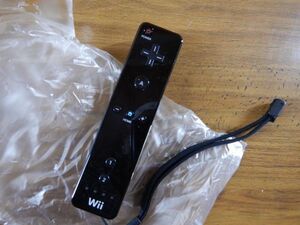 Wii コントローラー　062002 RVL-003 黒　任天堂NINTENDO ウィー　日本　JAPAN GAME