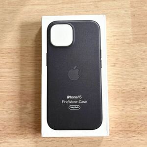 ★新品★ Apple アップル 純正 iPhone 15 ファインウーブンケース・ブラック 338B3