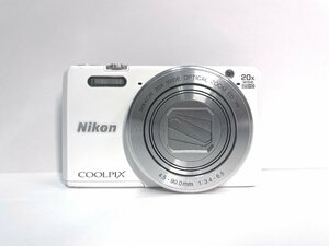 (4-23868)Nikon『COOLPIX S7000』ニコン コンデジ F3.4-6.5 カメラ バッテリー付 ホワイト 動作未確認【緑和堂】