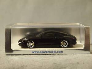 PORSCHE 911 (991) Carrera S 2012年 Black Spark 1/43 S3392