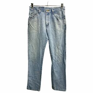 Wrangler デニムパンツ W33 ラングラー レギュラーフィット ライトブルー コットン メキシコ製 古着卸 アメリカ仕入 2312-670