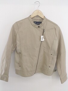 ◇ URBAN RESEARCH Sonny Label サニーレーベル 合成皮革 長袖 ジャケット サイズ36 ベージュ系 レディース P