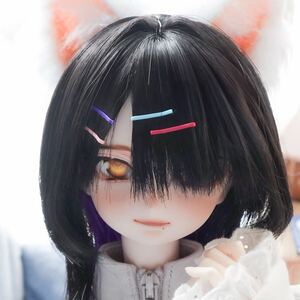  MOF DOLL. DDH32 カスタムヘッド SW肌 ソフビ盛り +アイ +ウィッグ ドルフィードリーム 