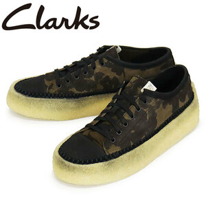 Clarks (クラークス) 26174026 Caravan Low キャラバンロー メンズシューズ Blk/Khaki Floral CL088 UK8-約26.0cm