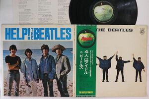 LP Beatles 4人はアイドル Help AP8151 APPLE /00400