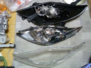 ヘッドライト 殻割します M200G/M201G/M211G/L950S/L952S/L960S/L962S/M100S/M101S/L350S/L360S/L150/L160/L175/L185