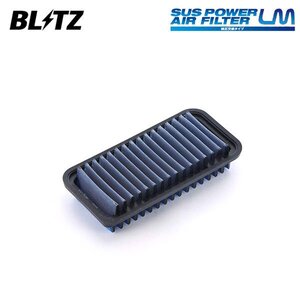 BLITZ ブリッツ サスパワー エアフィルター LM ST-42B ポルテ NSP140 H24.7～ 1NR-FE FF 59506