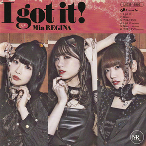 ★Mia REGINA「I Got it!」CDシングル(2020年)アニメ天晴爛漫!OP主題歌★