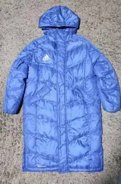 adidas ベンチコート 青 140