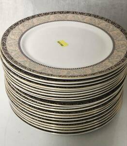 BIG SALE ★★おすすめ★★ ENGLAND DUDSON FINE CHINA USED DINERS (20 PLATES) 27.5 cmイングランド白プレート２０枚セット中古です。