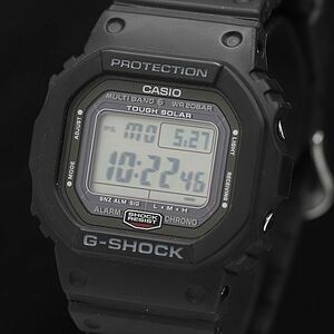 1円 稼働 良品 カシオ G-SHOCK GW-5000U マルチバンド6 電波ソーラー デジタル ラバーベルト メンズ腕時計 DOI 2000000 5NBG2