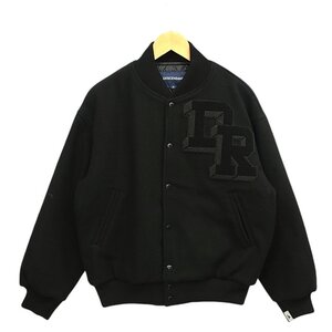 WC912E5 DESCENDANT for Ron Herman ディセンダント ロンハーマン 15周年 Varsity Jacket バーシティジャケット サイズ2 ブラック /26