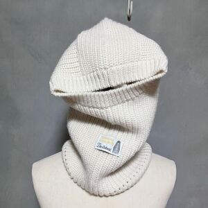 TAKAHIROMIYASHITA TheSoloIst. タカヒロミヤシタザソロイスト 22/aw aran pattern balaclava ウール アランニット バラクラバ キャップ 白