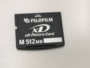 XDカード　512MB　FUJIFILM　XD-Picture Card XDピクチャーカード　DPC-M512　フォーマット済み　現状品