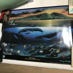 Wyland Maui Dawn アートポスター 1992年製