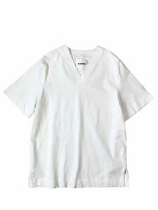 (D) JIL SANDER ジルサンダー 24SS Vネック 半袖 Tシャツ S (ma)