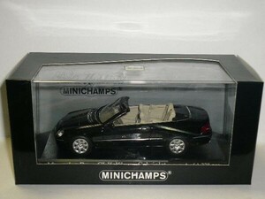 1/43 MINICHAMPS Mercedes-Benz CLK-Class Cabriolet 2003 黒