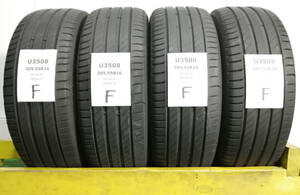 205/55R16 91W Michelin PRIMACY4 中古 サマータイヤ 4本セット 2019年製 送料無料 205/55/16 ミシュラン U3508.F