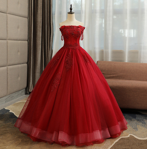 パニエ付　 ウエディングドレス カラードレス　4色あり　結婚式　披露宴　ステージ　サイズオーダー可能　SM16