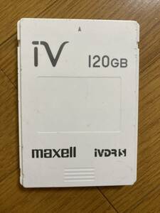 ジャンク品　maxell iVDR S カセットHDD 120GB 日立　wooo