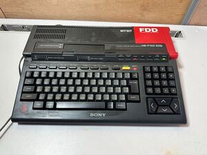 SONY ソニー HITBIT ヒットビット FDD HB-F1XD MSX2 ★現状品/通電確認済み パソコン キーボード