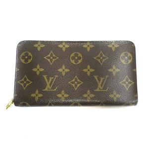 LOUIS VUITTON ルイヴィトン M61727 モノグラム ポルトモネ・ジップ ラウンドファスナー 長財布 中古品 used AB