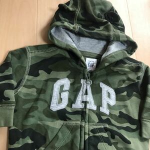 ベビーギャップ 男の子用 0-3month 50サイズ ベビー 子供服 babyGAP パーカー　上着　長袖　a29