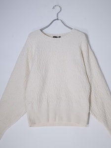 BOSS/ボス(HUGO BOSS) 2024 CHUNKY KNIT JUMPER FRIMMIA50510239ロゴ チャンキーニット セーター [LKNA75840]