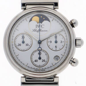 IWC IW373606 リトルダヴィンチ 　 ホワイトダイヤル SS/レザー クオーツ レディース 【117463】