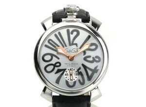 GaGa MILANO(ガガミラノ)　カリカ マヌアーレ 48mm　紳士腕時計　手巻き　841297AB21675CB