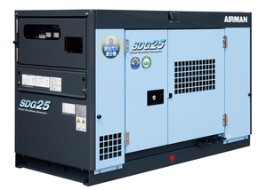 在庫有り！北越工業（AIRMAN）ディーゼルエンジン発電機　SDG25S-3B1（新品）25kVA