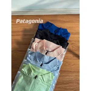 新品未使用 メンズ 長袖 薄目 Tシャツ スポーツ 速乾通気 薄目 パタゴニア patagonia S-XL サイズ選択可能男女兼用 簡易包装 緑1点 PP556