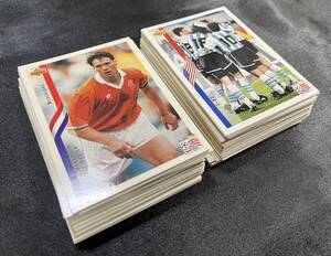 サッカーカード トレーディングカード UPPER DECK 1994 WORLD CUP USA 94 合計110枚 当時モノ まとめ 大量