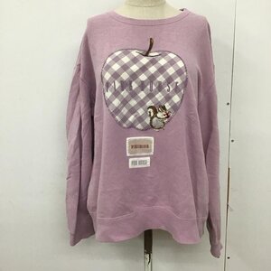 PINK HOUSE L ピンクハウス トレーナー 長袖 長袖トレーナー スウェット クルーネック リブスウェットカットソー 10123732