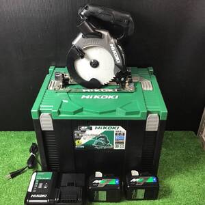 【中古品】★ハイコーキ(HIKOKI ※旧:日立工機) コードレス丸のこ C3606DA(SK)(2XPBS)