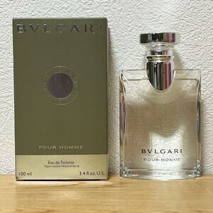 ▼BVLGARI POUR HOMME ブルガリ プールオム 100ml オーデトワレ ナチュラルスプレー 香水 メンズ 未使用？新古品扱い 日本語表記無し