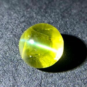 (天然クリソベリルキャッツアイ1.007ct)o◎ 約5.3×5.1mm ルース 裸石 宝石 ジュエリー chrysoberyl cats eye DA0/EA8 w4 95