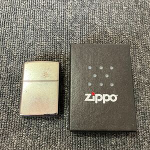 ZIPPO Zippo ジッポー ジッポ USA オイルライター ライター 喫煙具 シルバー 専用箱有 点火未確認 ジャンク ネコポス発送 No.7