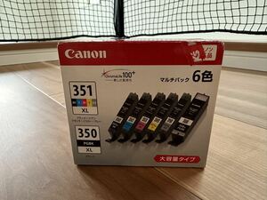 【Canon BCI-351XL+350XL/6MＰ 】「大容量タイプ」ーーーー純正インクの新品未使用品です。